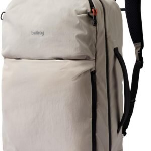 Bellroy Lite Travel Pack 30L (carry-on backpack, travel backpack for international travelers, with laptop pocket, interior packing cells and tuck-away shoulder straps) – Ash