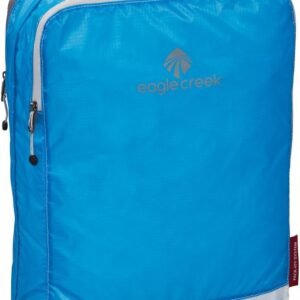 Eagle Creek Pack-It Clean/Dirty Packing Cubes for Travel – Durable Lightweight Dual Compartment Suitcase Organizer for Clean & Dirty Clothes, Brilliant Blue – Medium