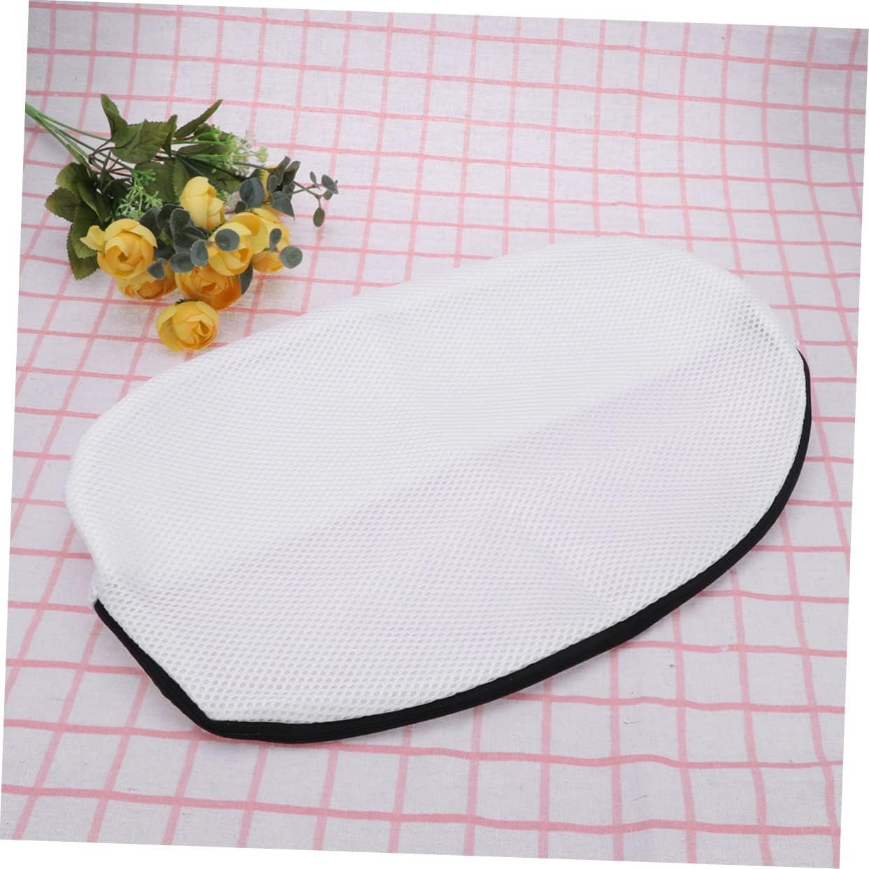 VALICLUD 2pcs Large Mesh Shoes Wash Bags with Zippered Closure Laundry Protector for Machine Washing Delicates and Underwear Breathable Ventilation Design Portable Laundry Organizer - Image 5