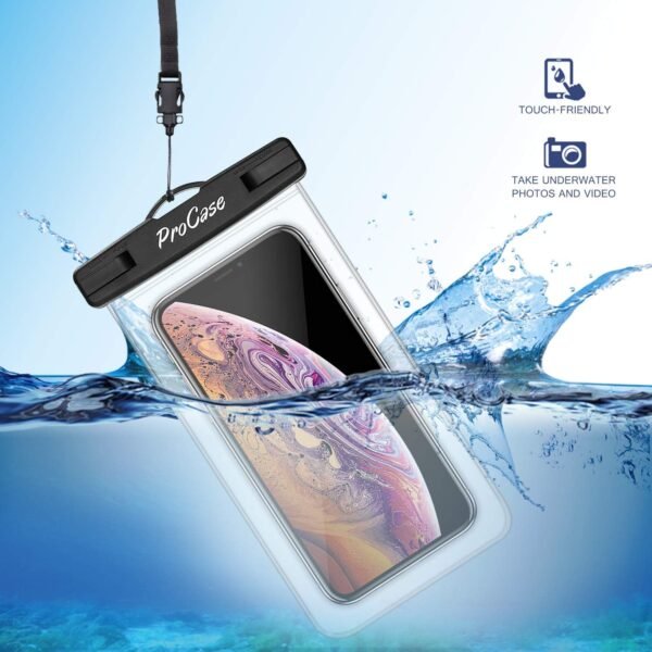 ProCase 6 Pack Waterproof Phone Pouch Dry Bag Underwater Case for iPhone 16 15 14 13 12 11 Pro Plus Max Mini Xs XR X 8 7, Galaxy S23 S22 S21 Ultra Note up to 7" -Mixed - Image 6