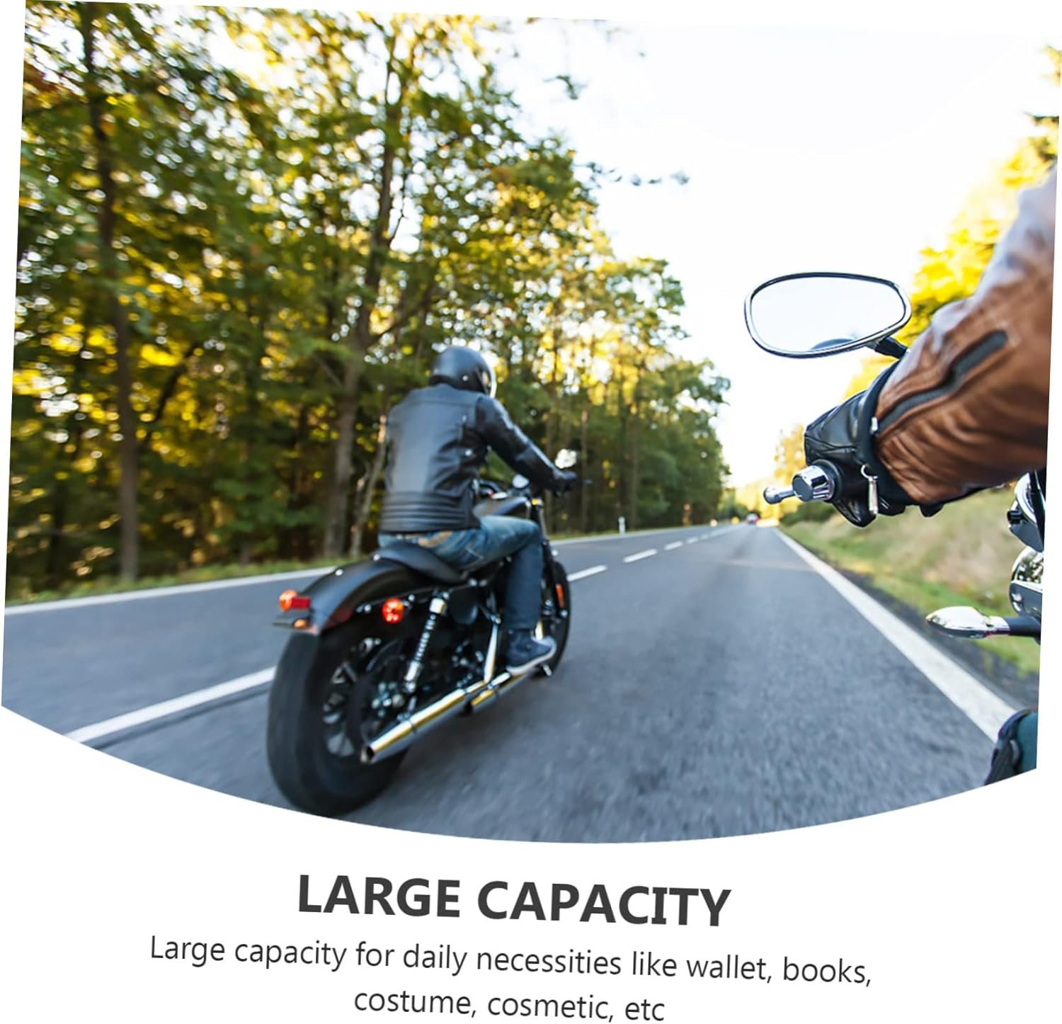 PU Motorcycle Side Bag with Quick Release Buckle Left Swingarm Tool Bag and Water Bottle Holder Storage for Motorbikes Bikes and Mountain Bikes - Image 5