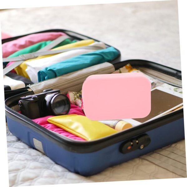 Silicone Makeup Case Large Capacity Toiletry Bag for Women Travel Vanity Organizer Pouch Cosmetic Storage for Brushes Jewelry and Essentials - Image 8