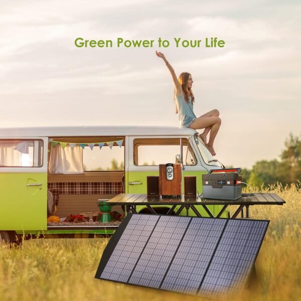 ALLPOWERS SP033 200W Solar Panel 36V 200 Watts Portable Solar Panel Kit Waterproof IP67 Foldable Solar Charger for Portable Power Station RV Marine Laptops Camping Off-Grid Emergency - Image 8