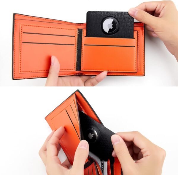 AirTag Wallet Holder Slim Insert [2 Pack] Flexible Thin AirTag Case Cover Compatible with Apple AirTag, for Badge, Gift, Business Card Cases, Air Tag Case Accessories, Patent Pending - Image 6