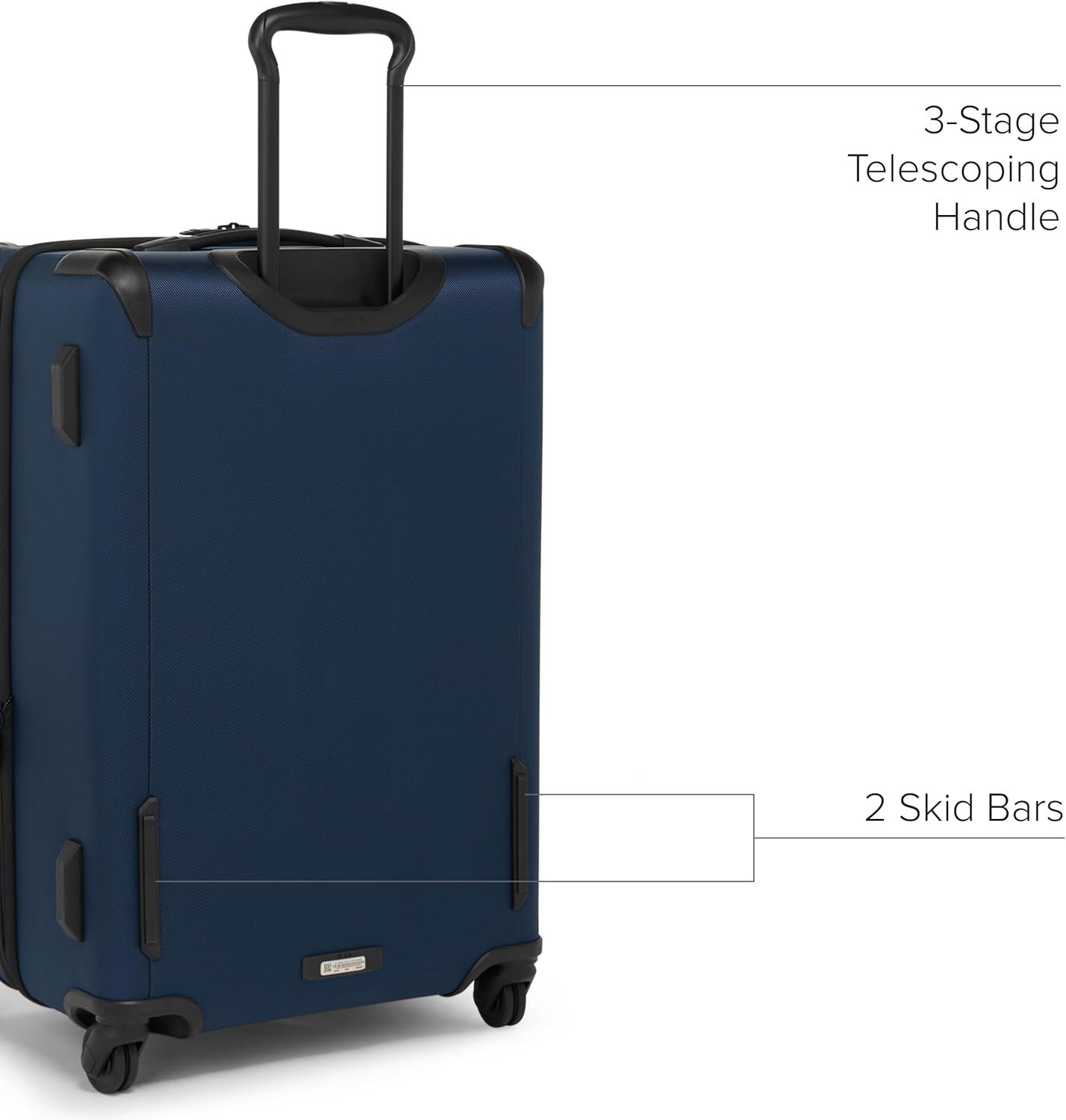 TUMI - Aerotour 4 Wheel Expandable Luggage - Men's and Women's Business and Leisure Travel Suitcase - 26" Short Trip Expandable Packing Case, Navy - Image 4
