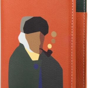 Lychii Designer Cute Passport Holder, Unique Passport Cover Aesthetic, PU Leather with RFID-blocking Passport Protection Case, Slots for Cards, 5.7″ x 4.1″