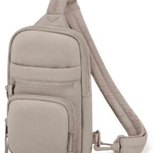 BAGSMART Crossbody Sling Bags for Women, Small Crossbody Purse Fanny Packs with Adjustable Strap, Sling Backpck for travel