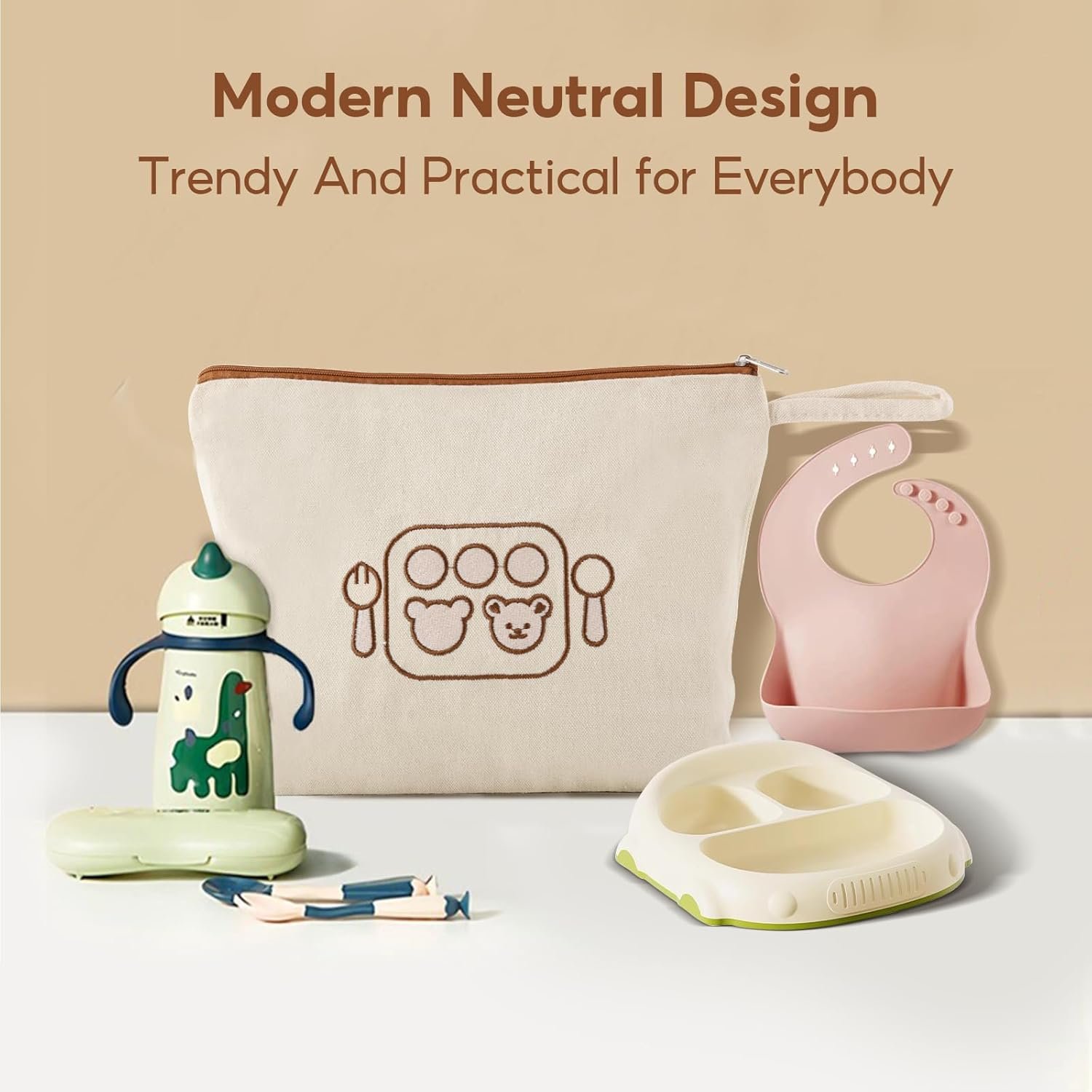 7PCs Diaper Bag Organizer Pouches for Baby Kids Travel Essential Storage, Large Waterproof and Zipped Baby Packing Cubes - Image 7