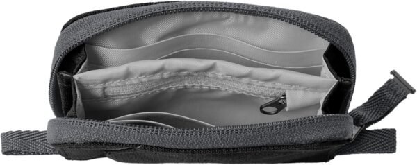 eagle creek Stash RFID Wallet – Slim Travel Wallet with RFID Blocking – Secure Passport, Cards & Cash – Lightweight, Water-Resistant Nylon – Zipper Closure – Unisex Design - Black - Image 6