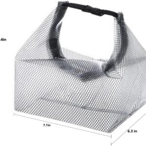 Cosmetic storage bag with dry and wet separation, wash bag, hand-held bag, portable storage bag, simple style,suitable for travel, fitness, swimming, outdoor rafting (Gray, 7.1in*6.3in*9.4in)