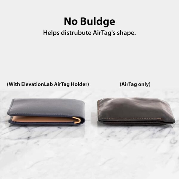 TagVault™ AirTag Wallet Holder - The Thinnest AirTag Wallet Card Insert | Flexible, Stays Hidden, Patent Pending | Elevation Lab - Image 3