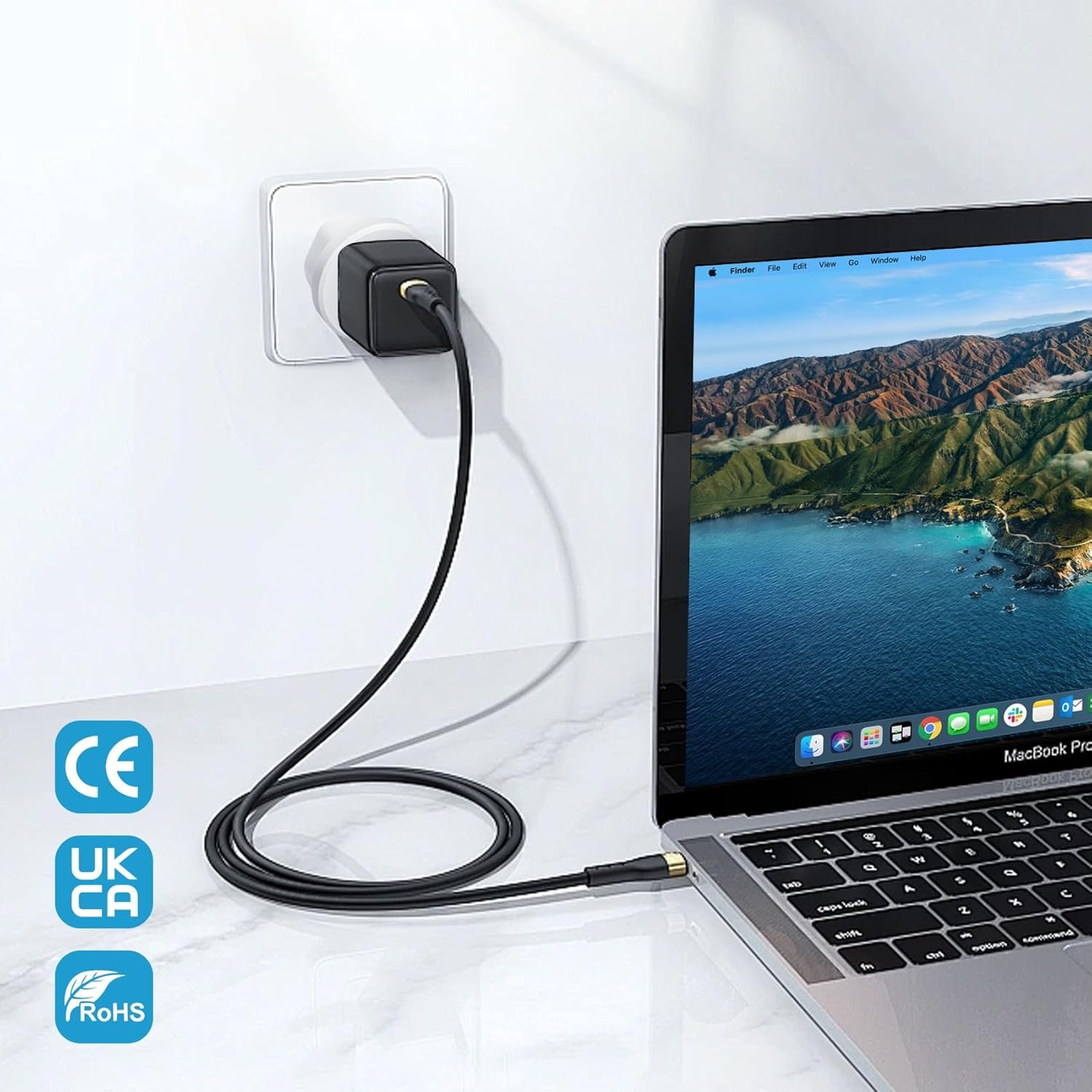 European Travel Plug Adapter, Type C International Power Adaptor to Italy Spain France Portugal Iceland Germany, Europe Vocation Essentials 3-Packs - Image 6