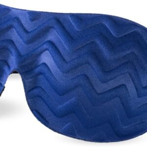Bucky Ultralight Travel & Sleep Chevron Eye Mask, Navy, One Size