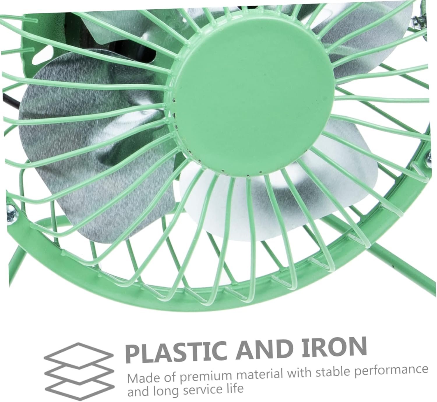 Solar-powered Portable Fan -powered Desk Fan for Outdoor for Office Random - Image 4