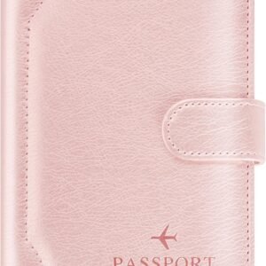 Herain Passport Holder for Travel, Passport Cover Wallet Case Women Men Travel Cruise Essentials, RFID Passport Book Holders Travels Gifts Must Haves Accessories