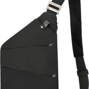 Anti Theft Crossbody Travel Bags for Women Men Cross Body Slim Sling Handbags with S Hook Antitheft