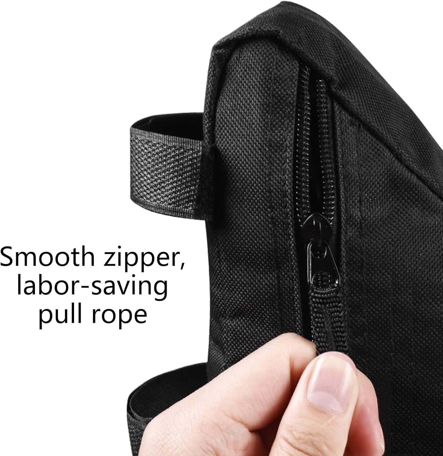 Bike Top Tube Bag Waterproof Bicycles Front Frame Energy Cycling Pack Phone Pouch for Riding Mountain Bikes Top Tube Cycling Bags Triple-cornered Corner Waterproof Triangle - Image 4