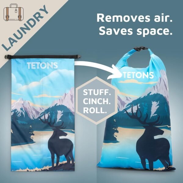 Large Compression Packing Cubes for Travel-Packing Cube Luggage Organizers 7 Piece Set for Checked Luggage-Ultralight, Expandable/Compression Bags by TRIPPED Travel Gear (National Parks) - Image 7