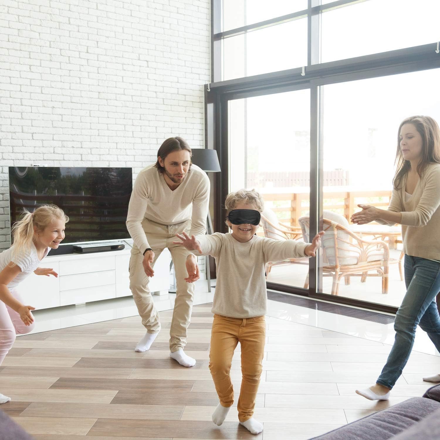 Aneco 50 Pieces Blindfold Eye Mask Shade Cover with Nose Pad and Adjustable Strap for Travel Sleep or Party Supplies - Image 4