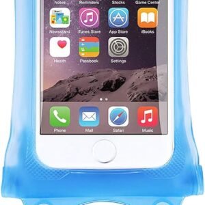 AquaVault 100% Waterproof Floating Smart Phone Case & Money Pouch – Fits All Phones – Made from Premium Heavy Duty PVC for Added Drop Protection – Includes Adjustable Neck Strap. Blue
