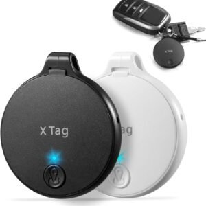 Air Tags-2 Pack: Item Finder for Apple Find My (iOS only) APP Tracker Tag, Used Together with Item Finder Tracker, Track Your Luggage, Keys, Backpack, Purse, Pets and Not for Android