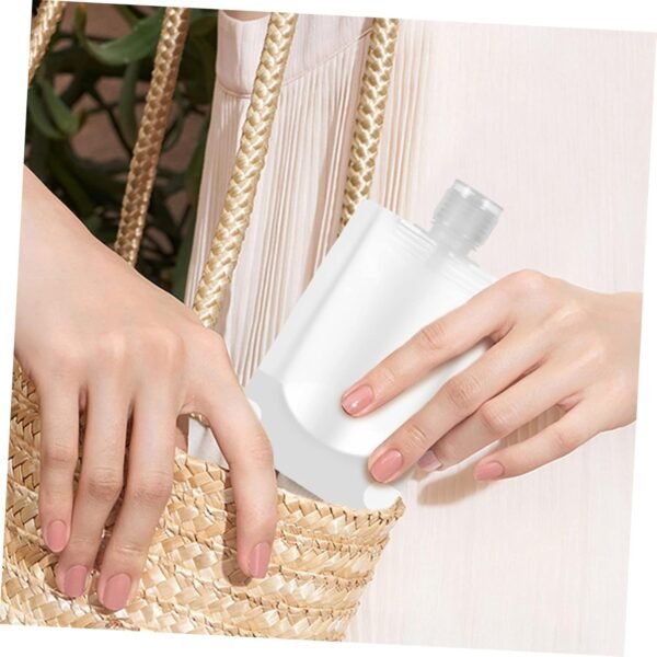 Wakauto 18 Pcs Refillable Travel Pouches for Toiletries with Funnels Transparent Portable Containers for Shampoo Conditioner Body Wash Lightweight Cosmetic Travel Bags for Easy Liquid - Image 4
