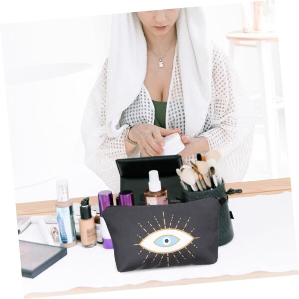 Water Resistant Travel Toiletry Bag for Women Lightweight Makeup Organizer Pouch with Capacity for Cosmetics and Personal Portable Wash Pouch for Trips - Image 7