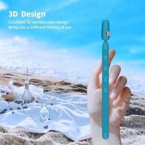 wellhouse Waterproof Phone Pouch, Waterproof Phone Case for iPhone 16 15 14 13 Pro Max XS Samsung, IPX8 3D Cellphone Dry Bag Beach Essentials -Kitten Blue