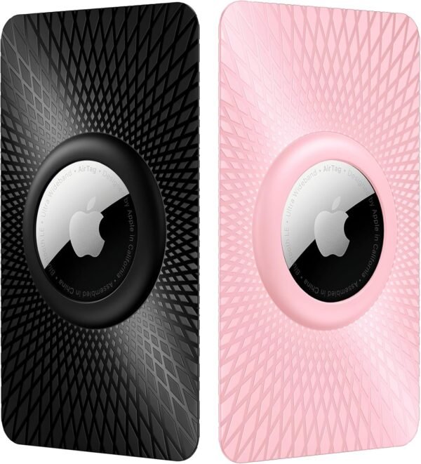 for Airtag Wallet Holder 2 Pack,Ultra Thin Card Holder Compatible with Apple Airtag Case for Purse, Handbag, Backpack Wallet, Clutch Bag