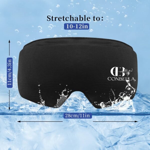 Cooling Eye Mask for Puffy Eyes, Gel Eye Mask, Cold Compress for Puffiness, Migraines, Headache, Dark Circles, Reusable, Flexible, Cooling Sleep Mask Long-Lasting Comfort for Men Women - Image 8