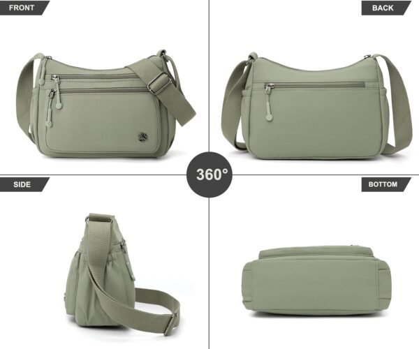 Casual Crossbody Bag with Anti Theft Pocket - Women Lightweight Water-Resistant Purse Bag - Image 3