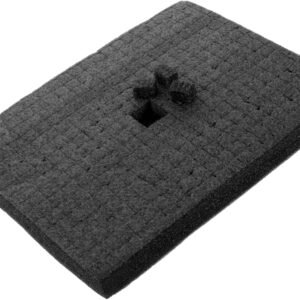 Uonlytech Packing Foam Insert Cube Shockproof DIY Foam Block Pad for Boxes and Cases Tearable Black Sponge for Secure Storage and Transportation