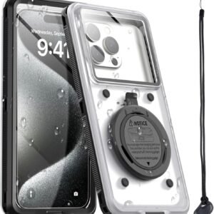 AICase Waterproof Phone Case,Cruise Essentials 2025/Universal Self-Check Function Underwater Pouch Dry Bag Beach Travel Essentials for iPhone 16e 16 15 14 13 12 11/Samsung S25/LG,Google/Xiaomi/01