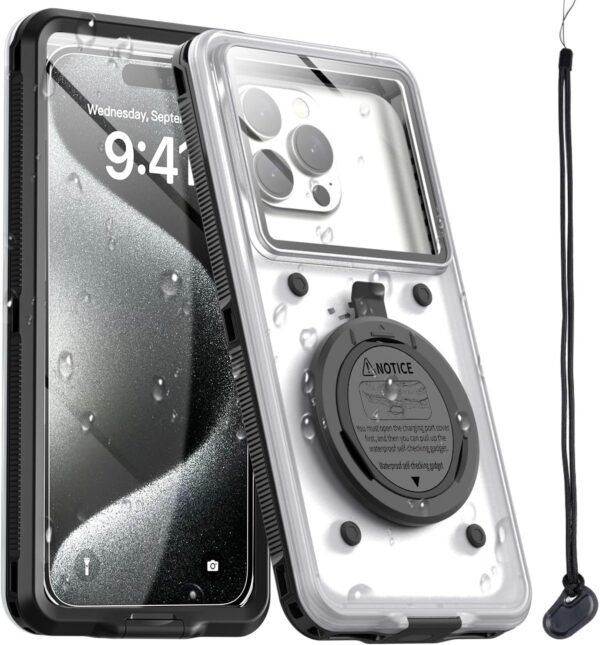 AICase Waterproof Phone Case,Cruise Essentials 2025/Universal Self-Check Function Underwater Pouch Dry Bag Beach Travel Essentials for iPhone 16e 16 15 14 13 12 11/Samsung S25/LG,Google/Xiaomi/01