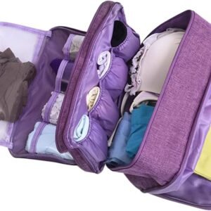 Portable Underwear Bra Storage Bag Waterproof Travel Organizers Multi-Layer Toiletry Packing Cube