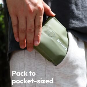 Camping Lights Rechargeable, 4 Lighting Modes, IP66 Waterproof Inflatable Lamp for Hiking, Backpacking, Survival Kit, Collapsible Tent Lights for Camping, Portable Lanterns for Power Outage