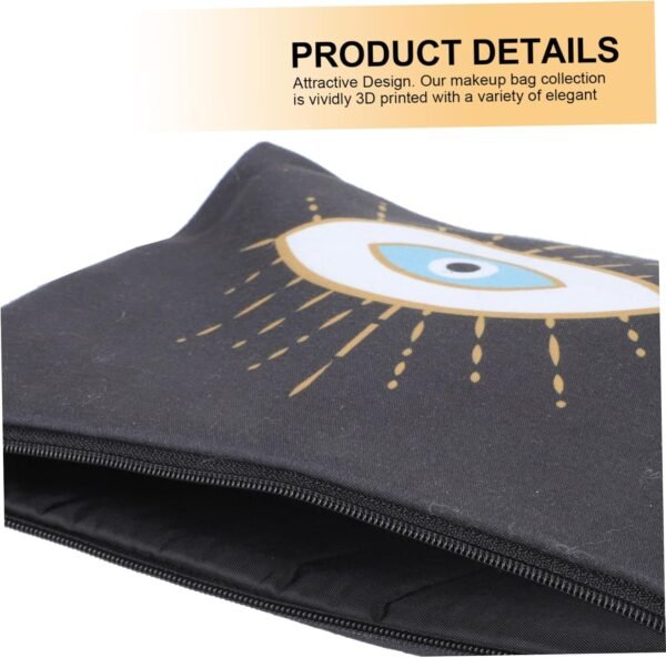 Water Resistant Travel Toiletry Bag for Women Lightweight Makeup Organizer Pouch with Capacity for Cosmetics and Personal Portable Wash Pouch for Trips - Image 3