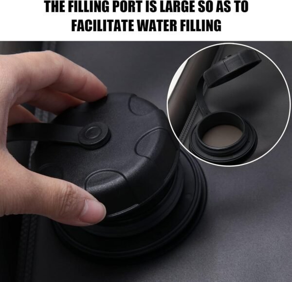 Solar Showers,3rd Generation Outdoor Shower Bag,A Model of Durability,4 Gallon/15L- Portable Shower for Camping,Camp Shower kit with hot Water. - Image 5
