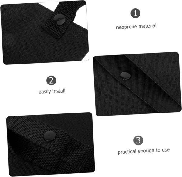 Garneck Water Resistant Neoprene Bike Handlebar Pouch Large Capacity Multi Function Storage Bag for Electric Mountain Bikes Front Phone Holder with Tear Resistant Design - Image 5