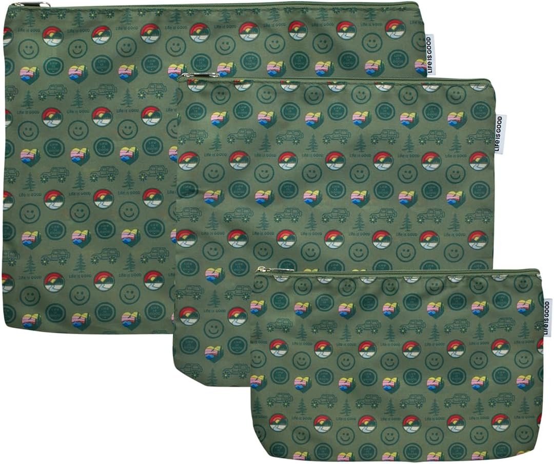 LIFE IS GOOD 6 Piece Packing Cube Set - Tear Resistant Mulifunctional Apparel and Accessory Storage, Outdoors - Image 5