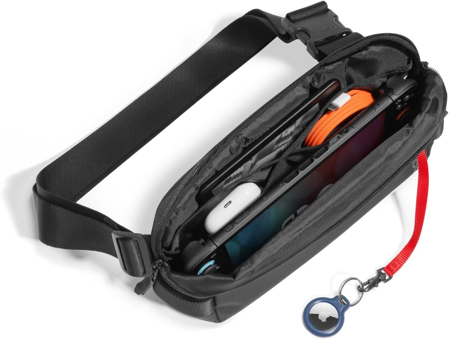 tomtoc Compact EDC Sling Bag, Minimalist Chest Shoulder Backpack Crossbody Bag for Men Women, Lightweight Carry Casual Bag - Image 3