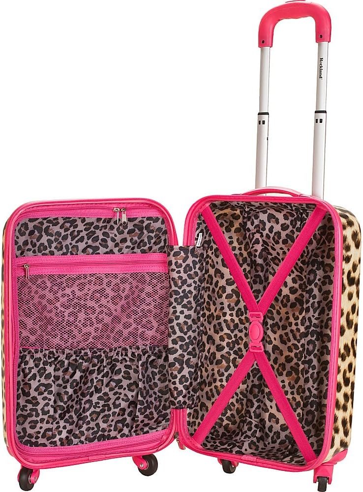 Rockland Safari Hardside Spinner Wheel Luggage, CAMO, Carry-On 20" - Image 2