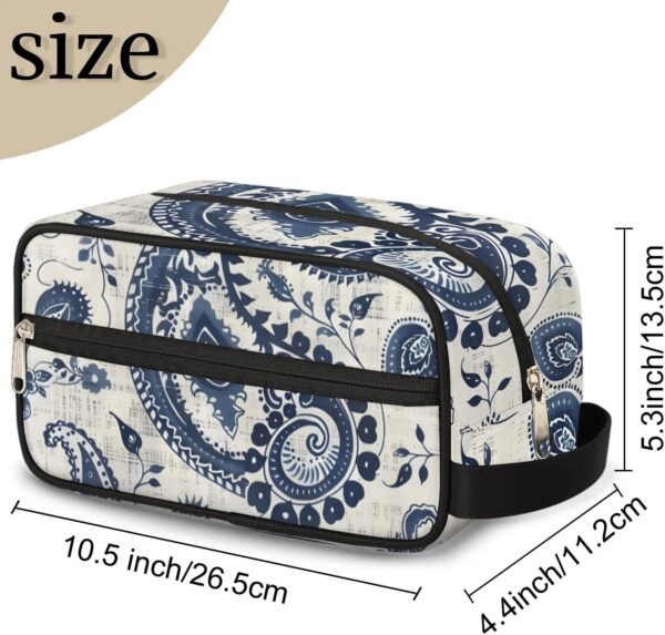 Mandala Boho Makeup Bag Travel Toiletry Bag for Women, Girls Kids Toiletry Bag Cosmetic Waterproof Small Easy-carry - Image 2