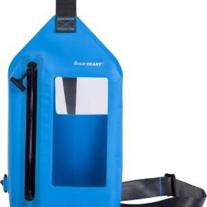 WILD HEART Waterproof Chest Sling Bag Pouch Fashion Diving Swimming Pool Beach Underwater Pouch Case Fully Waterproof Sea Fishing Diving Large Capacity Lightweight Bag