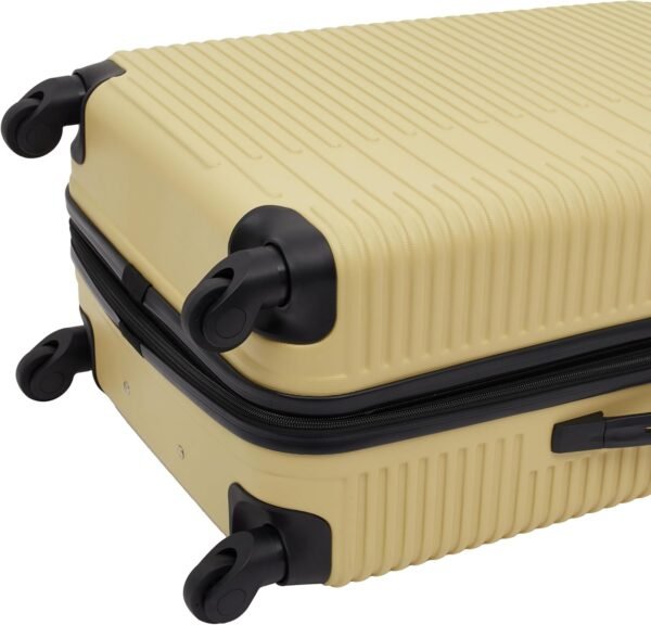 kensie Women's Hillsboro Luggage & Travel Bags, Dried Moss, 4 Piece Set - Image 8