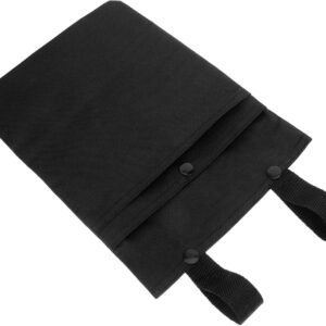 Toyvian Large Bike Handlebar Bag with Front Hanging Design Wear Resistant Storage Pouch for Electric and Mountain Bikes Lightweight with High Capacity for Phone Wallet Keys and Tools
