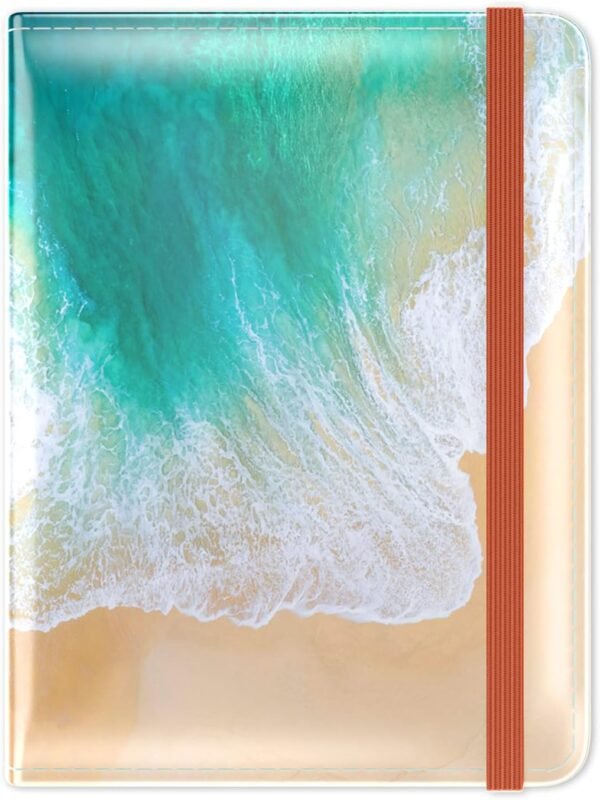 Passport Holder for Travel Essentials, Passport Wallet Cover Case for Travel Must Haves Accessories, Passport Book Holders for Women and Men, Beach