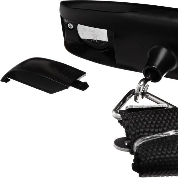 Amazon Basics Portable Digital Luggage Scale for Travel, Hanging Baggage Scale, Suitcase Weight Scale with Battery Included, Digital Display, Flexible and Sturdy Strap, 110 LBS Load, one Size, Black - Image 6