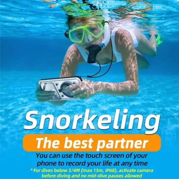 AICase Waterproof Phone Case,Cruise Essentials 2025/Universal Self-Check Function Underwater Pouch Dry Bag Beach Travel Essentials for iPhone 16e 16 15 14 13 12 11/Samsung S25/LG,Google/Xiaomi/01 - Image 3
