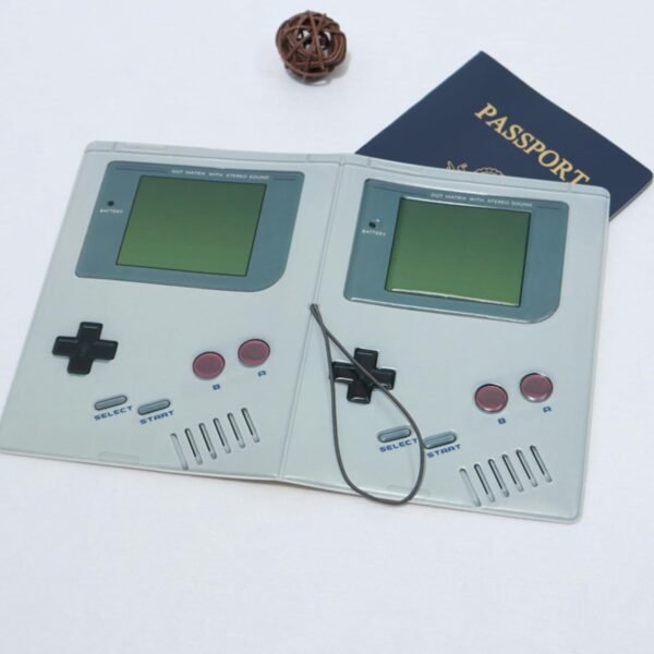 Passport and Card Holder Combo, Cute Style Game Retro Compact, Lightweight, Waterproof, Aesthetic design - Image 3